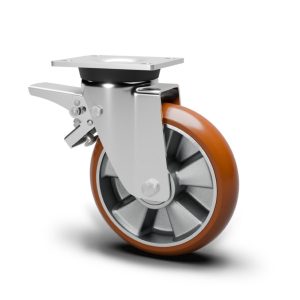 Roue / roulette industrielle 2FRL.ALPB — Polyurethane — Rhône Élastomères