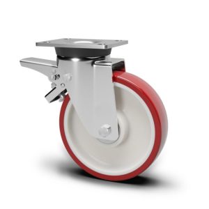 Roue / roulette industrielle 2FRL.NP B — Polyurethane — Rhône Élastomères