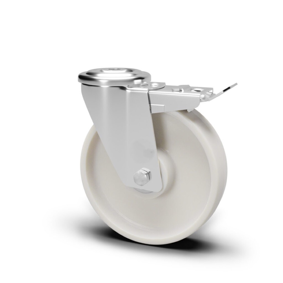 Roue / roulette industrielle 2FROX.NY RX — Inox — Rhône Élastomères