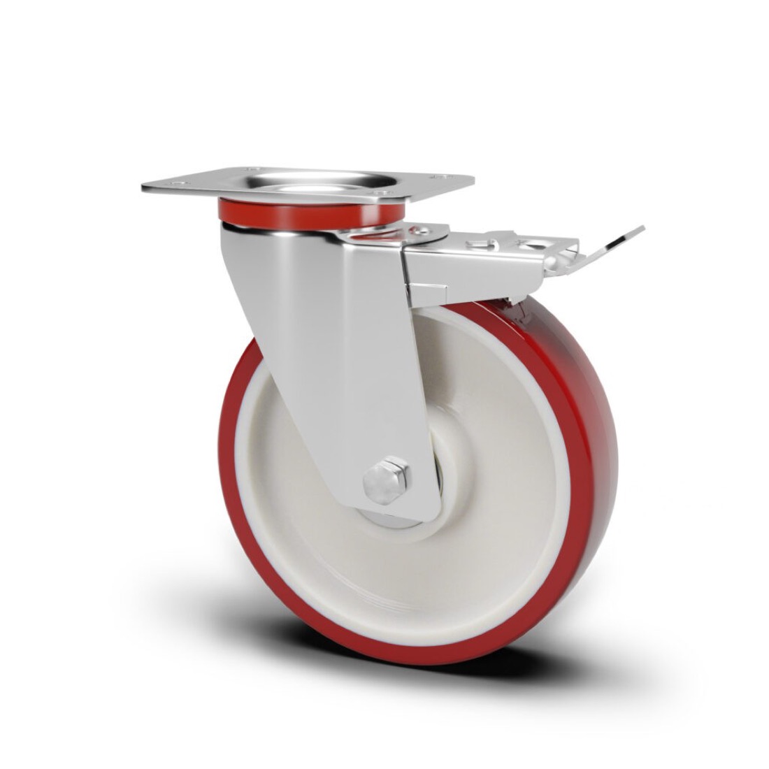 Roue / roulette industrielle 2FRS.NP L — Polyurethane — Rhône Élastomères