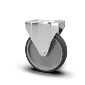 Roue / roulette industrielle 2FXX.CG S85L — Inox — Rhône Élastomères