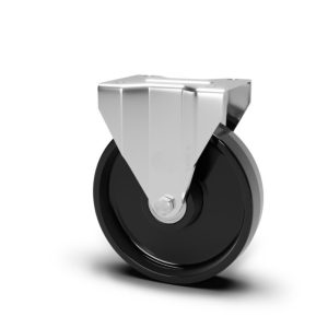 Roue / roulette industrielle 2FXX.HT L — Inox — Rhône Élastomères