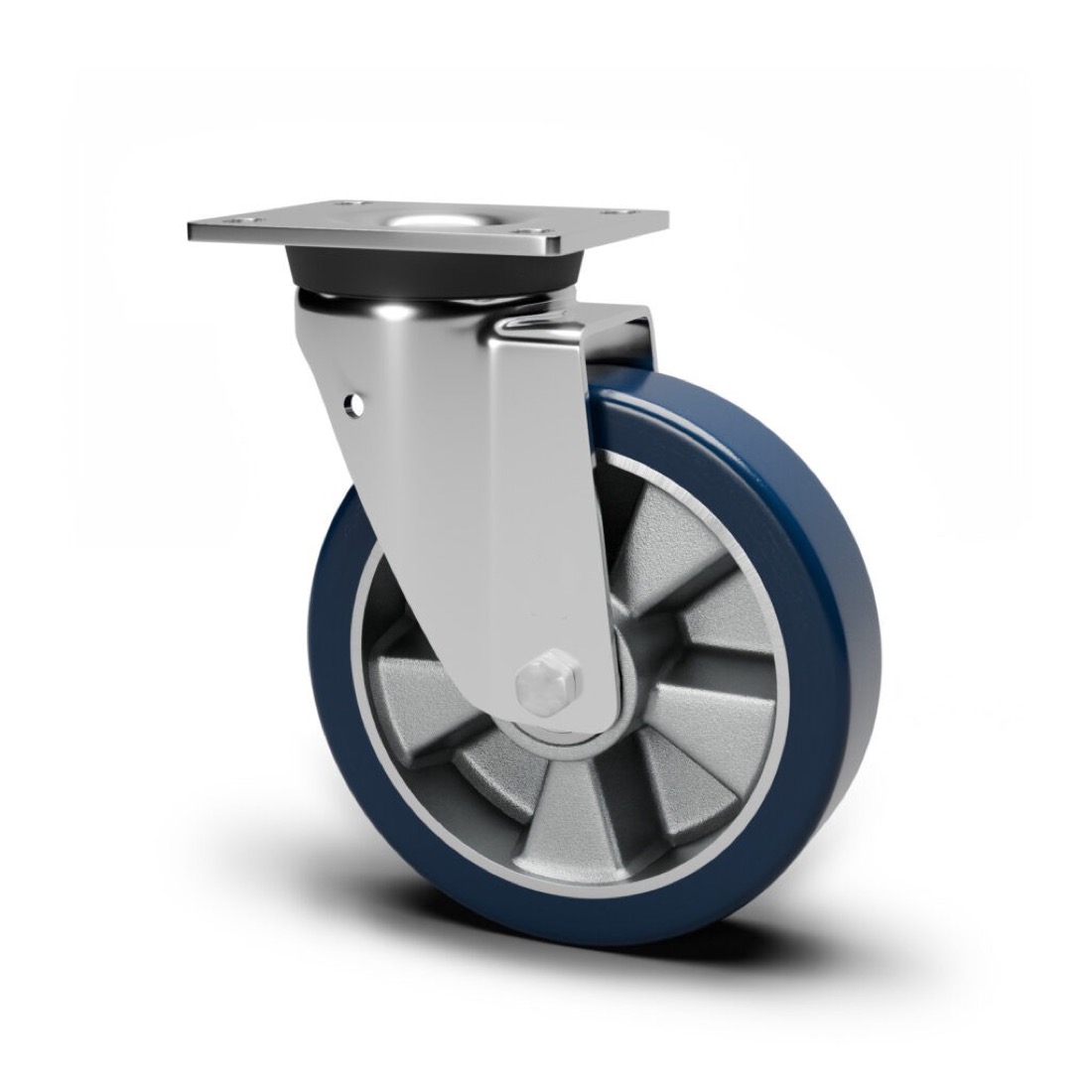 Roue / roulette industrielle 2PVL.ALP S78 — Polyurethane — Rhône Élastomères