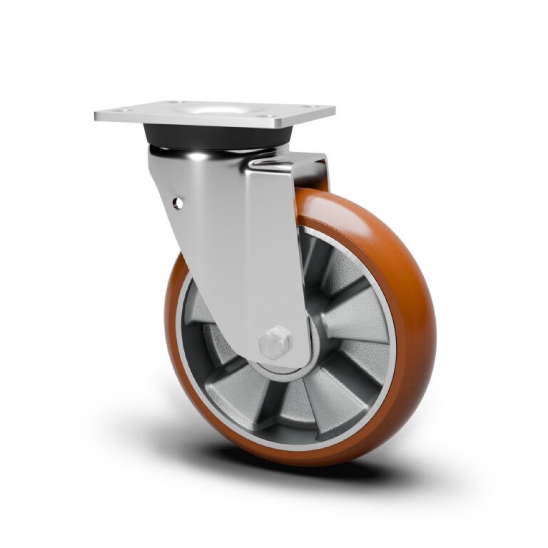 Roue / roulette industrielle 2PVL.ALPB — Polyurethane — Rhône Élastomères