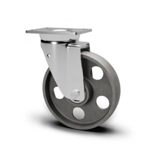 Roue / roulette industrielle 2PVL.FO L — Fonte — Rhône Élastomères