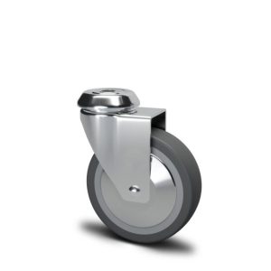 Roue / roulette industrielle 2PVOX CG — Inox — Rhône Élastomères