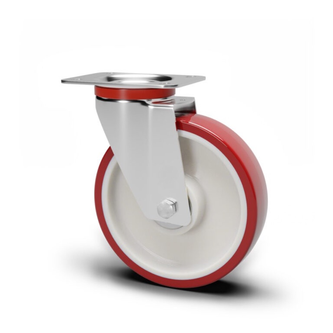 Roue / roulette industrielle 2PVS.NP L — Polyurethane — Rhône Élastomères