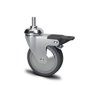 Roue / roulette industrielle 2TFBX CG — Inox — Rhône Élastomères