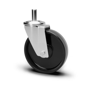 Roue / roulette industrielle 2TFX.HT L — Inox — Rhône Élastomères