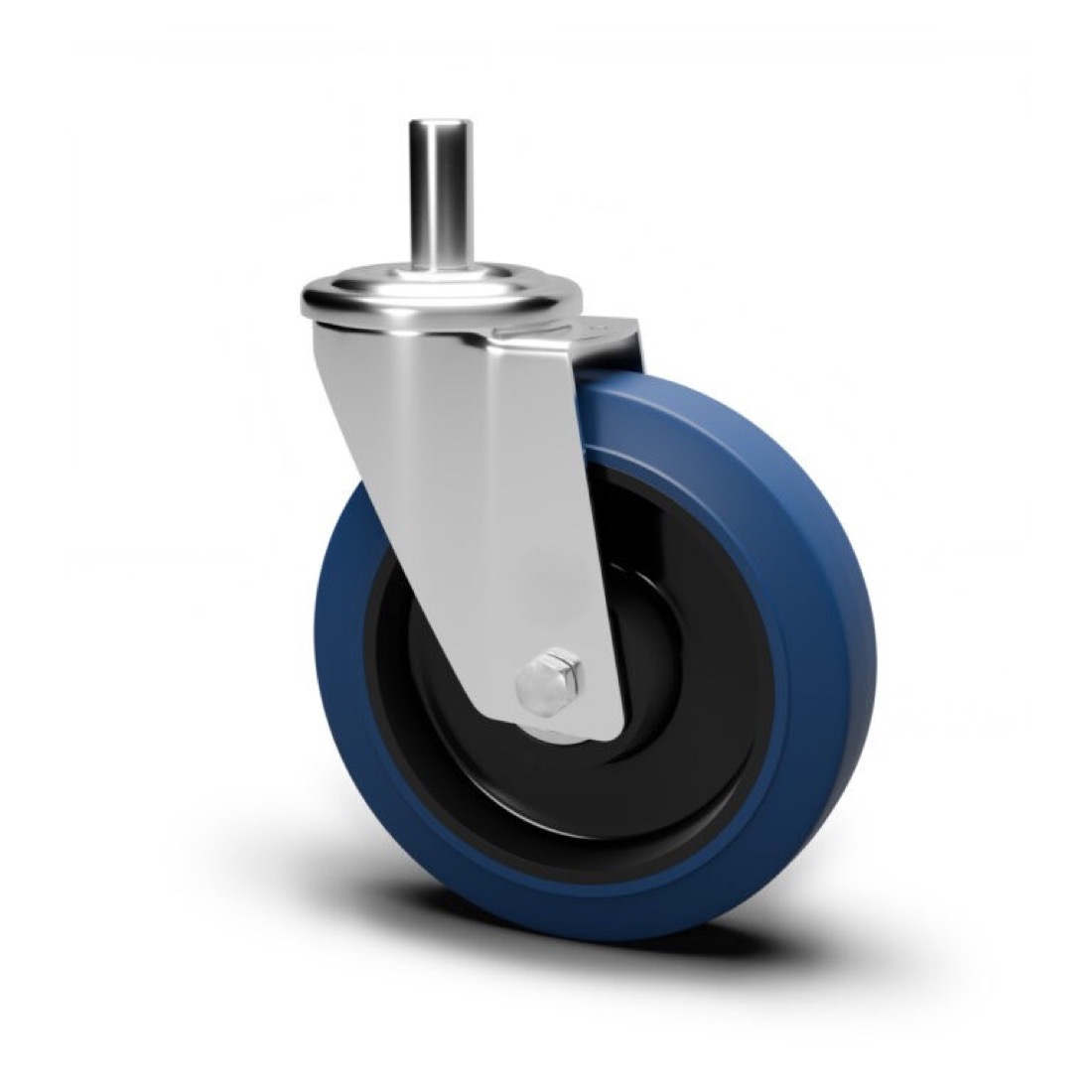 Roue / roulette industrielle 2TFX.NCB RX — Inox — Rhône Élastomères