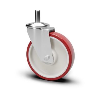 Roue / roulette industrielle 2TFX.NP L — Inox — Rhône Élastomères