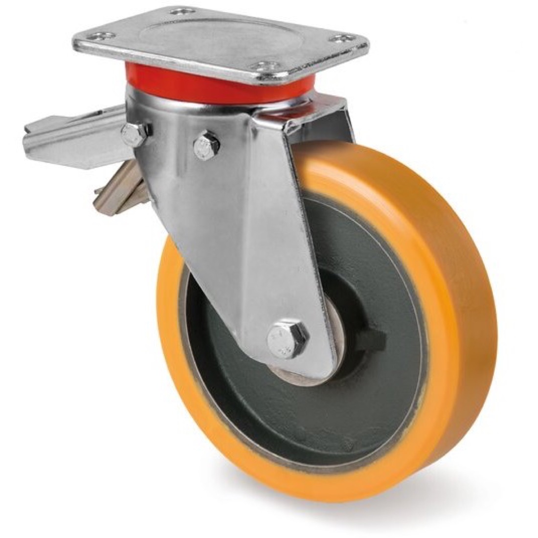 Roue / roulette industrielle 9FREL.FP — Polyurethane — Rhône Élastomères