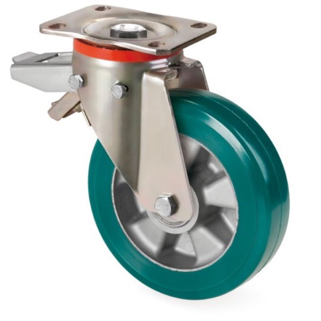 Roue / roulette industrielle 9FRL.ALP S75 — Polyurethane — Rhône Élastomères