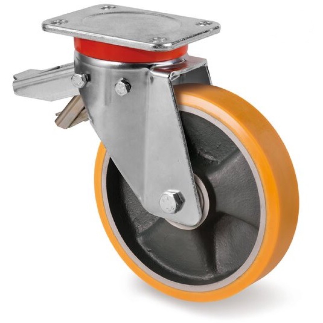 Roue / roulette industrielle 9FRL.ALP — Polyurethane — Rhône Élastomères