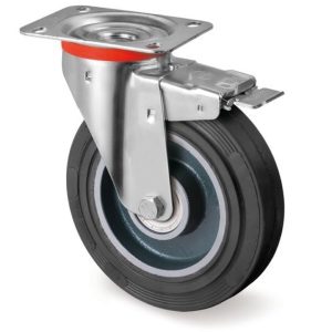 Roue / roulette industrielle 9FRL.FCA — Caoutchouc — Rhône Élastomères