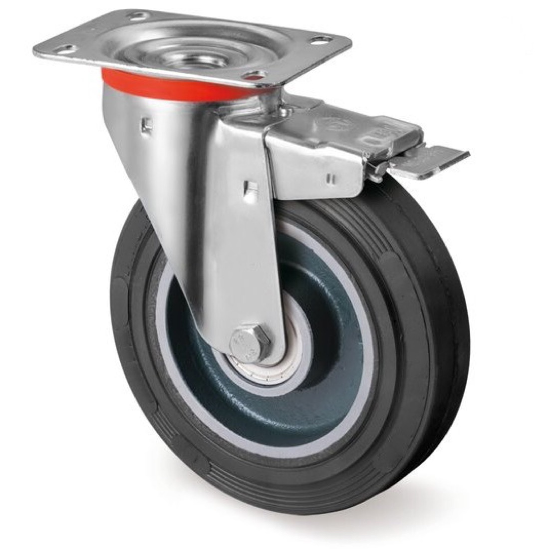 Roue / roulette industrielle 9FRL.FCA — Caoutchouc — Rhône Élastomères
