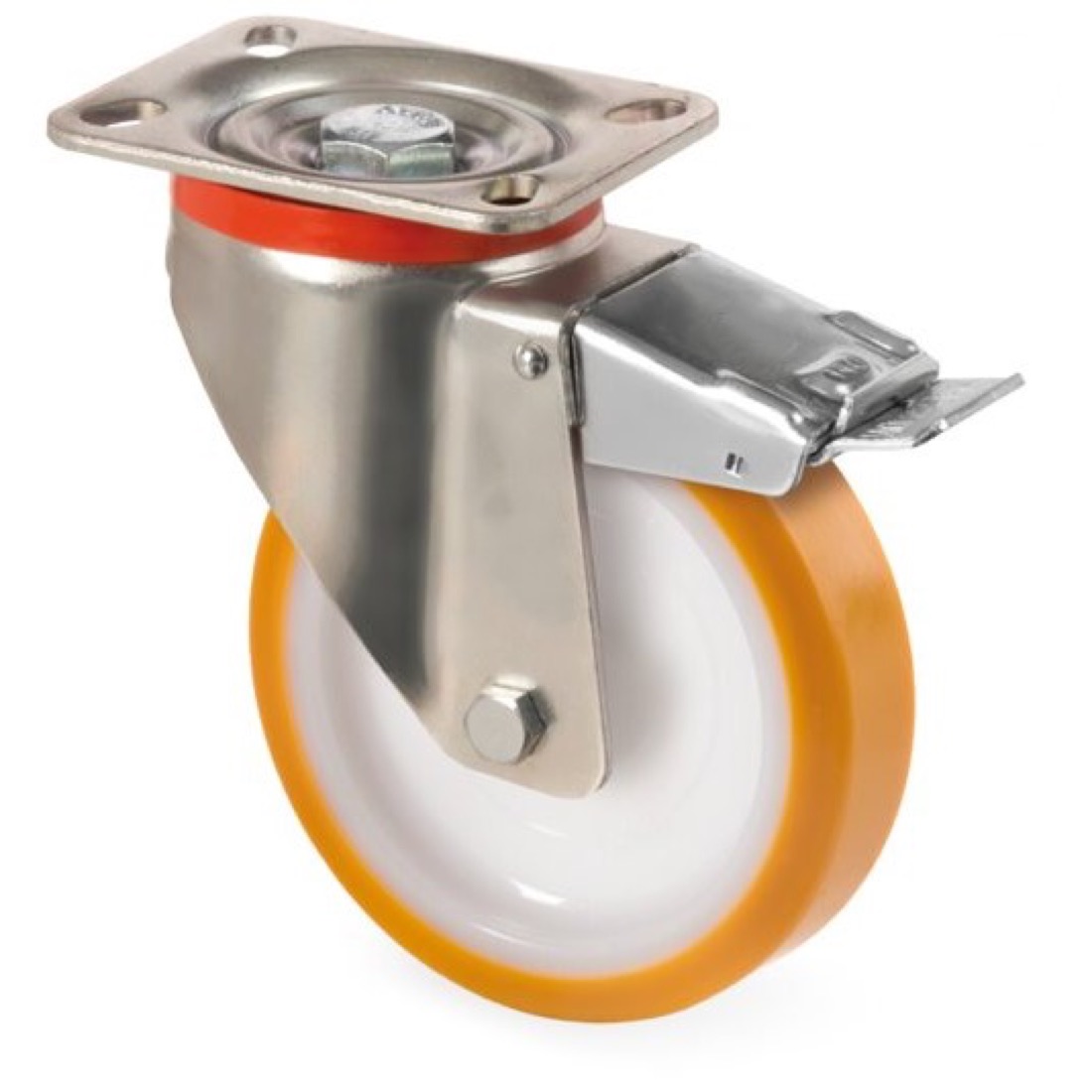Roue / roulette industrielle 9FRL.NP L — Polyurethane — Rhône Élastomères