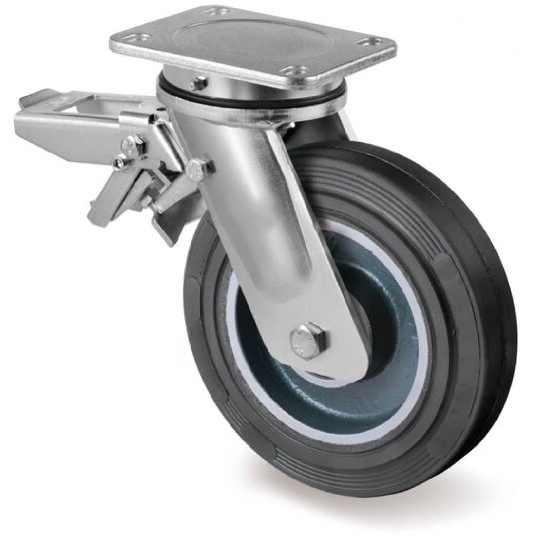 Roue / roulette industrielle 9FRMS.FCA — Caoutchouc — Rhône Élastomères