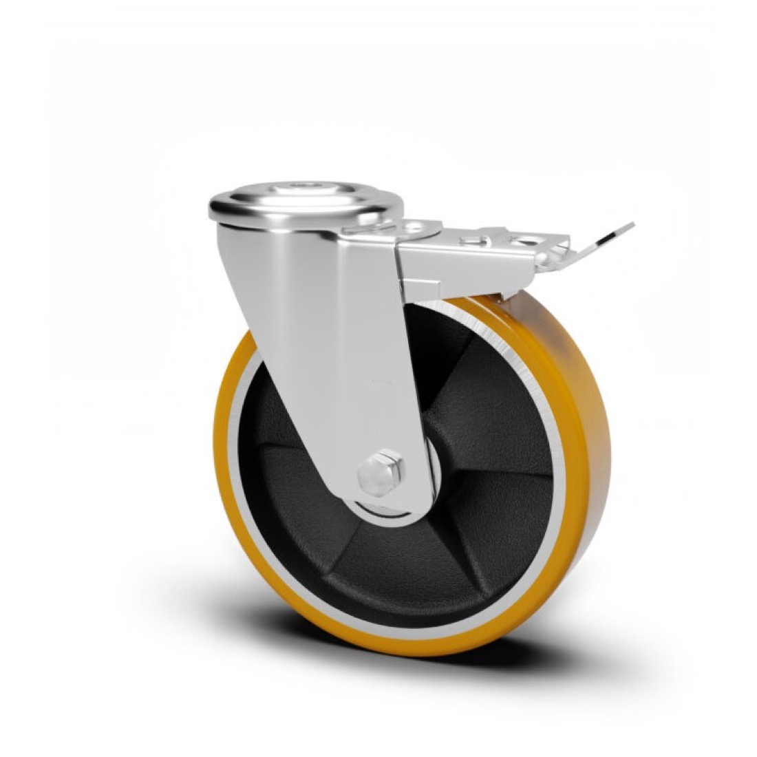 Roue / roulette industrielle 9FRO.FP — Polyurethane — Rhône Élastomères