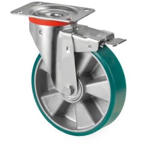 Roue / roulette industrielle 9FRS.ALP S75 — Polyurethane — Rhône Élastomères