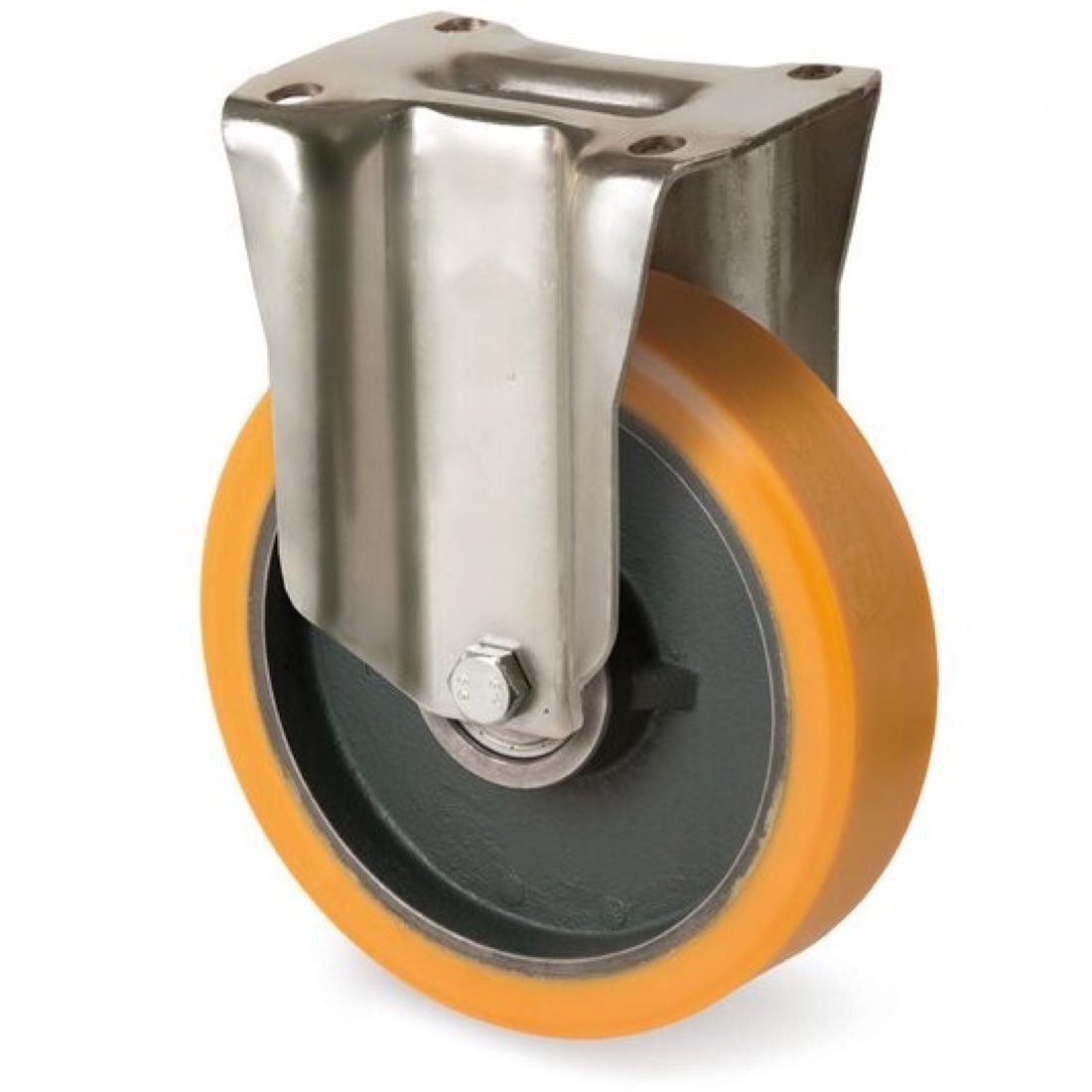 Roue / roulette industrielle 9FXL.FP — Polyurethane — Rhône Élastomères