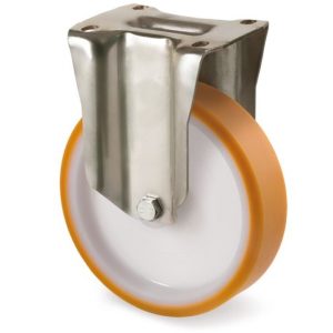 Roue / roulette industrielle 9FXL.NP L — Polyurethane — Rhône Élastomères