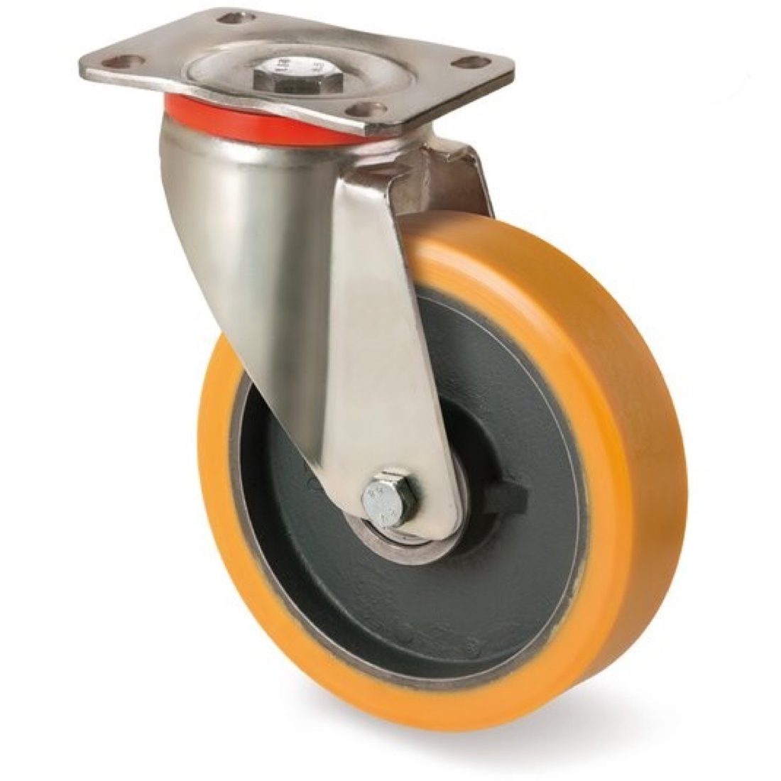 Roue / roulette industrielle 9PVL.FP — Polyurethane — Rhône Élastomères