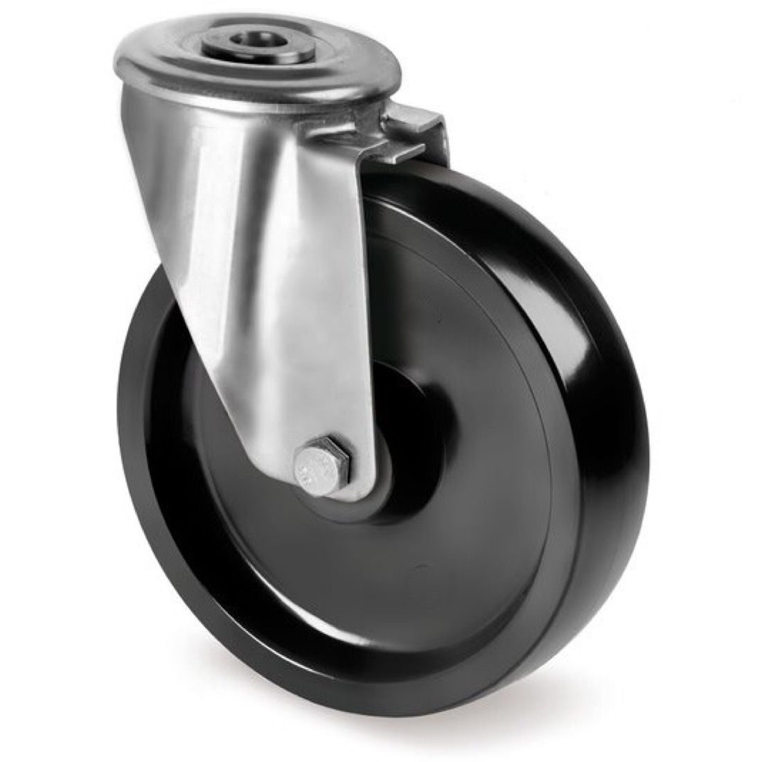 Roue / roulette industrielle 9PVOX.HT BX — Inox — Rhône Élastomères