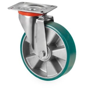 Roue / roulette industrielle 9PVS.ALP S75 — Polyurethane — Rhône Élastomères