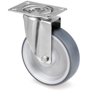 Roue / roulette industrielle 9PVS.CG S85L — Caoutchouc — Rhône Élastomères