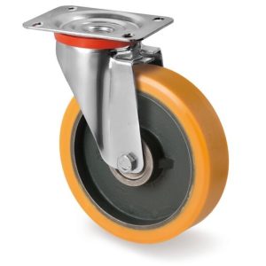 Roue / roulette industrielle 9PVS.FP — Polyurethane — Rhône Élastomères
