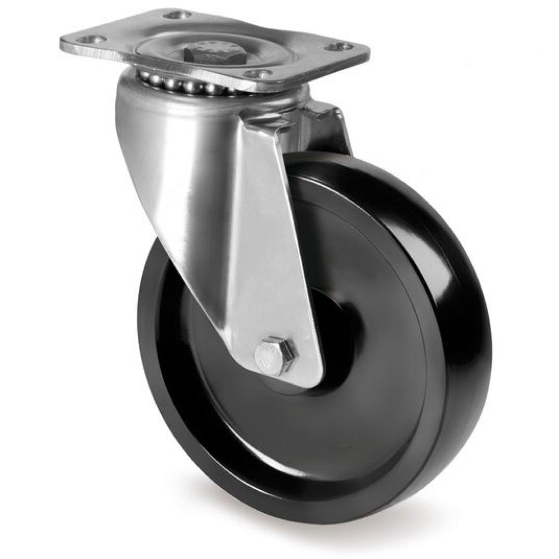 Roue / roulette industrielle 9PVX.HT BX — Inox — Rhône Élastomères