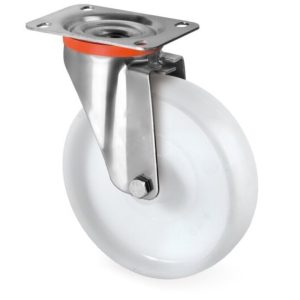 Roue / roulette industrielle 9PVX.NY RX — Inox — Rhône Élastomères