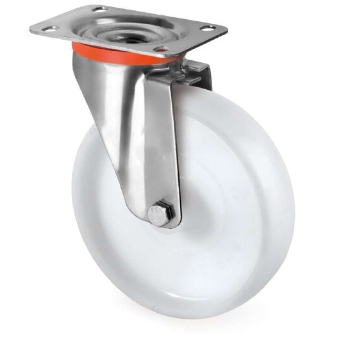 Roue / roulette industrielle 9PVX.NY RX — Inox — Rhône Élastomères