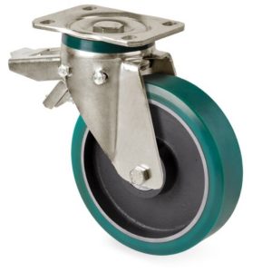 Roue / roulette industrielle FRL.FPU S75 — Polyurethane — Rhône Élastomères