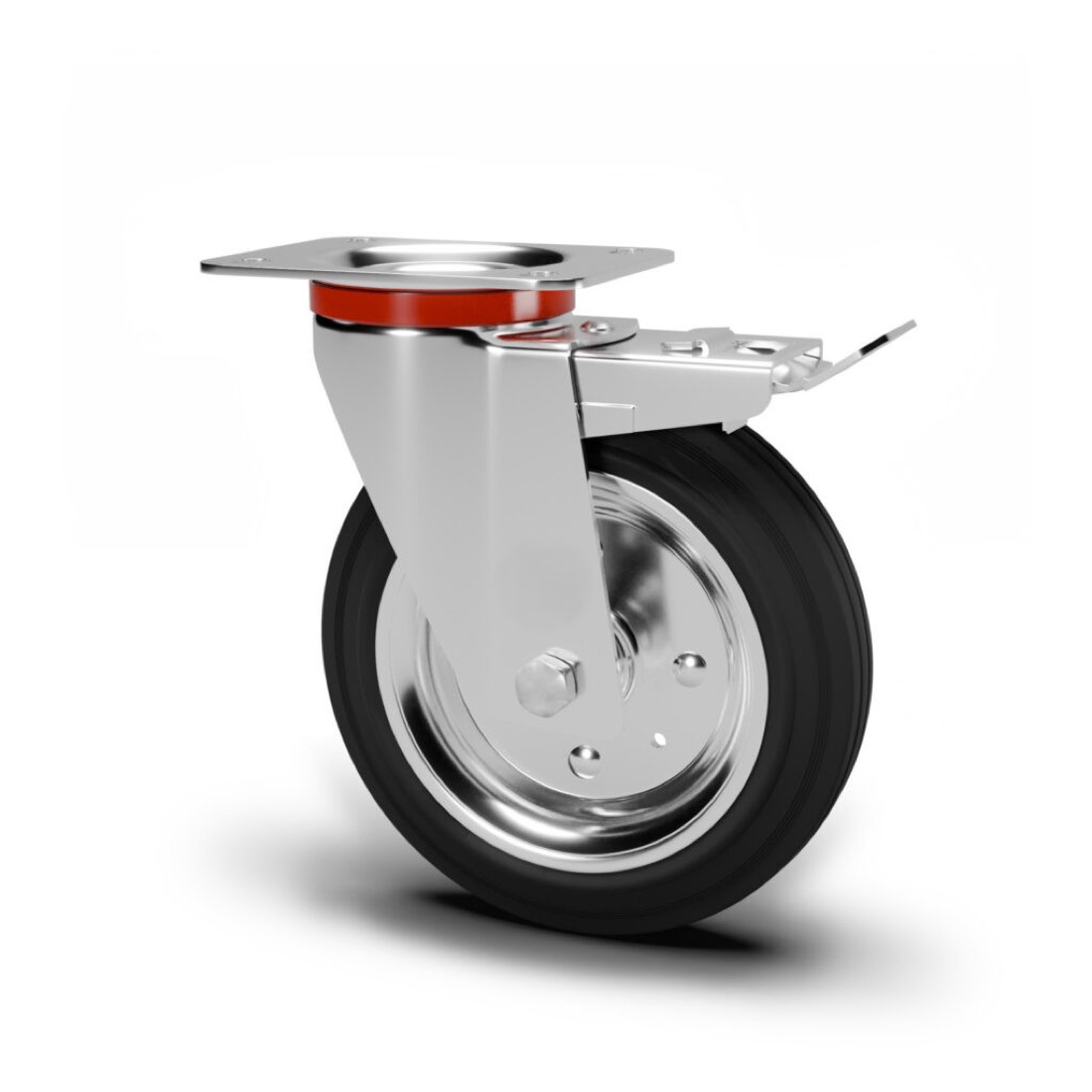 Roue / roulette industrielle FRS.ACA R — Caoutchouc — Rhône Élastomères